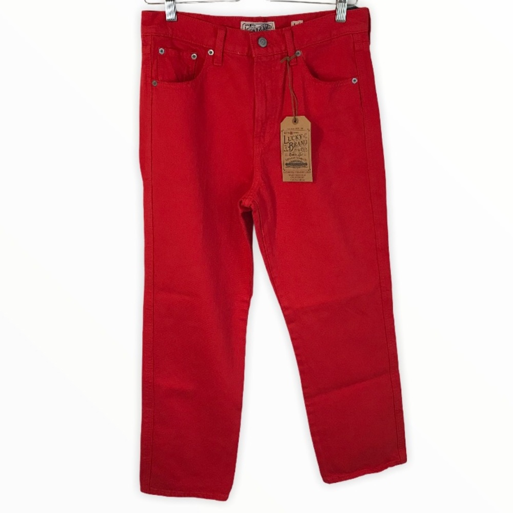 Lucky Brand Jeans Authentic Straight Crop NWT - Picture 2 of 9